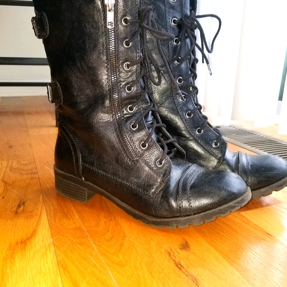 Lace-Up Booties